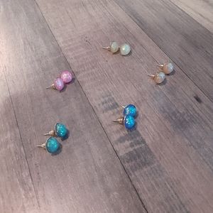 Opal Fire Earrings